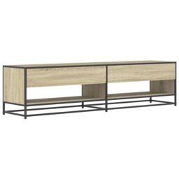 Berkfield Home TV Cabinet Sonoma Oak 180.5x40x46 cm Engineered Wood in Brown - thumbnail 6