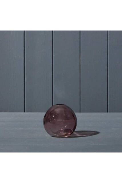 KDMD Amethyst Globe Glass Vase in Purple - image 1