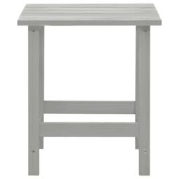 Berkfield Home Garden Adirondack Chair with Table Solid Fir Wood Grey - thumbnail 9