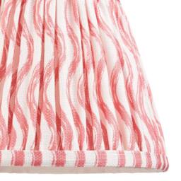 Netlighting Carnaby Green Wall Light Pink Fabric Ripple Shade 20cm B22 - thumbnail 6