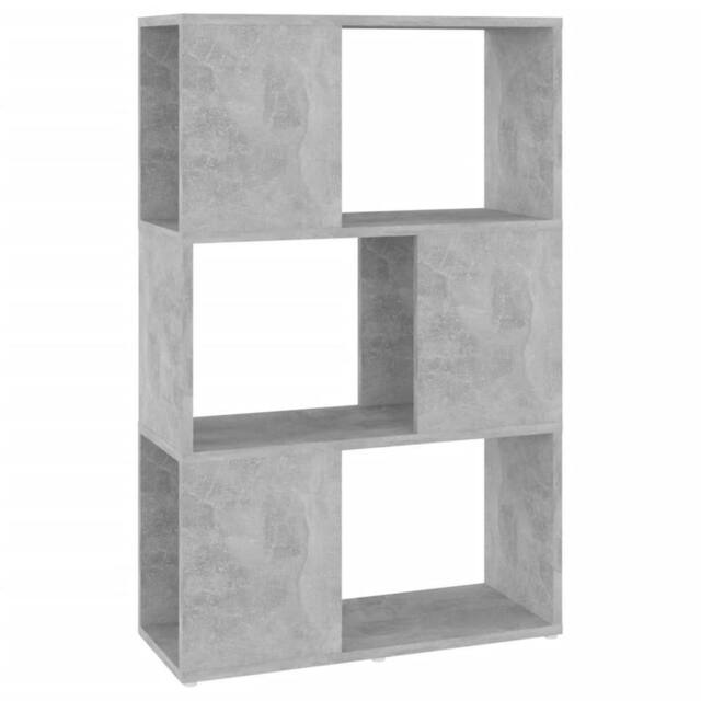 Berkfield Home Book Cabinet Room Divider Concrete Grey 60x24x94 cm Engineered Wood - Size: 60 x 24 x 94 cm - image 1