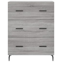 Berkfield Home Sideboard Grey Sonoma 69.5x34x90 cm Engineered Wood - thumbnail 5