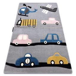 RugsX Petit Rug in Grey - Size: 180 cm x 270 cm - thumbnail 1