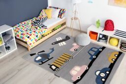 RugsX Petit Rug in Grey - Size: 180 cm x 270 cm - thumbnail 4