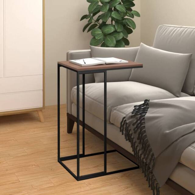 Berkfield Home Side Table Black 40x30x59 cm Engineered Wood - Size: 40 x 30 x 59 cm - image 1