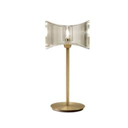 Netlighting Kromo Table Lamp 1 Light G9 Sraight Frame Antique Brass in Bronze - thumbnail 1