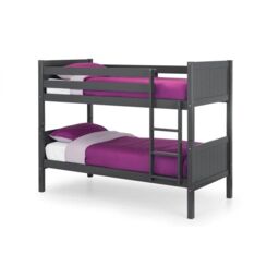 Ashfield Modern Anthracite Bunk Bed in Charcoal - Size: Single - thumbnail 3