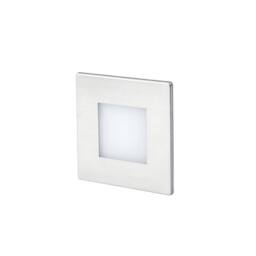 Netlighting Frol LED Outdoor Recessed Wall Light Matt Nickel IP65 in Grey