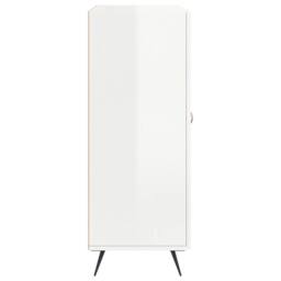 Berkfield Home Sideboard High Gloss White 69.5x34x90 cm Engineered Wood - thumbnail 7