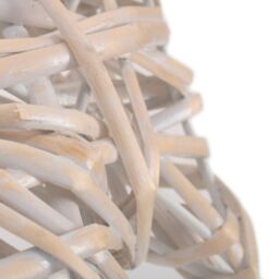 Red Hamper Wicker White Wash Christmas Tree - thumbnail 4