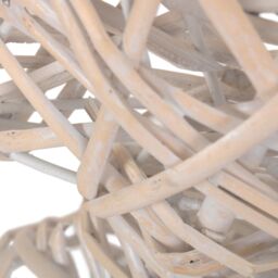 Red Hamper Wicker White Wash Christmas Tree - thumbnail 3