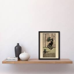 Artery8 Helen Hyde Three Friends of Winter Tree List Framed Wall Art Print - Size: A4 - thumbnail 4