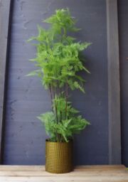 Leaf Artificial Natural Moss Base Fern Foliage Plant 150cm in Green - thumbnail 2