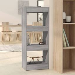 Berkfield Home Book Cabinet/Room Divider Grey Sonoma 40x30x103 cm Engineered Wood - Size: 40 x 30 x 103 cm - thumbnail 2