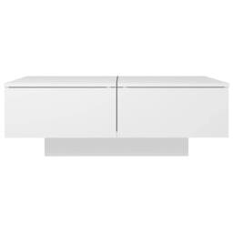 Berkfield Home Decorative Coffee Table White 90x60x31 cm Engineered Wood - Size: 90 x 60 x 31 cm