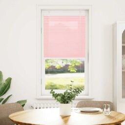 Berkfield Home Pleated Blind Pink 60x150 cm Fabric Width 59.4 cm Polyester - thumbnail 2