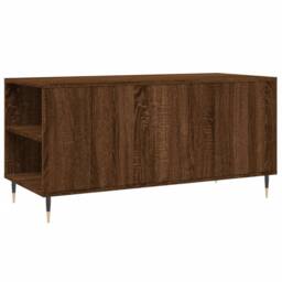 Berkfield Home Coffee Table Brown Oak 102x44.5x50 cm Engineered Wood - thumbnail 8