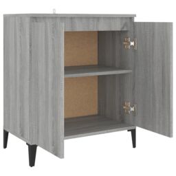 Berkfield Home Sideboard Grey Sonoma 60x35x70 cm Engineered Wood - Size: 60 x 35 x 70 cm - thumbnail 5