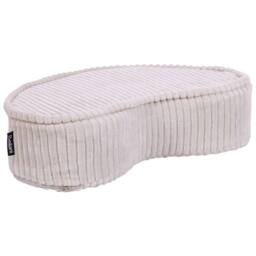 Wyld and Coco Violet and Beige Floor Cushion Set Cotton Velvet Ribbed Corduroy Bean - thumbnail 9