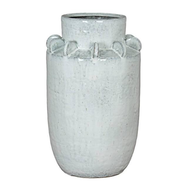 Lemon Pavilion Furniture and Decor Dara Large Hydria Vase - Ceramic - L24 x W24 x H41 cm - White