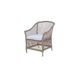 Furniture Maxi Provence Willow 6‑Seater Rattan Garden Dining Set in Natural - thumbnail 5