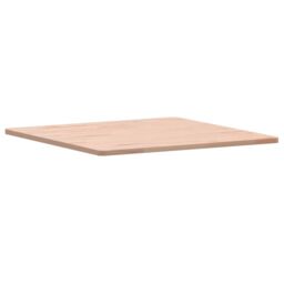 Berkfield Home Table Top 60x60x1.5 cm Square Solid Wood Beech in Brown - thumbnail 3