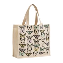 Orsina Jade Butterfly Shopping Bag in Brown - thumbnail 1