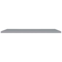 Berkfield Home Floating Wall Shelf Grey 120x23.5x3.8 cm MDF - thumbnail 4
