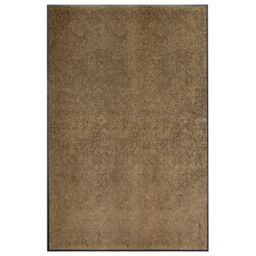 Berkfield Home Doormat Washable Brown 120x180 cm - thumbnail 1