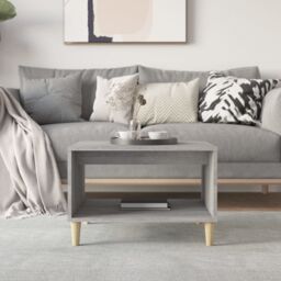 Berkfield Home Coffee Table Grey Sonoma 60x50x40 cm Engineered Wood - Size: 60 x 50 x 40 cm - thumbnail 3