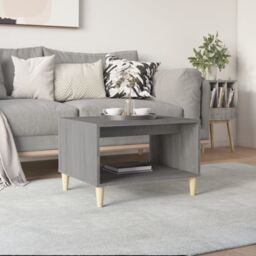 Berkfield Home Coffee Table Grey Sonoma 60x50x40 cm Engineered Wood - Size: 60 x 50 x 40 cm - thumbnail 1