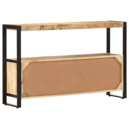 Berkfield Home Side Cabinet 120x30x75 cm Solid Mango Wood in Brown - Size: 120 x 30 x 75 cm - thumbnail 3