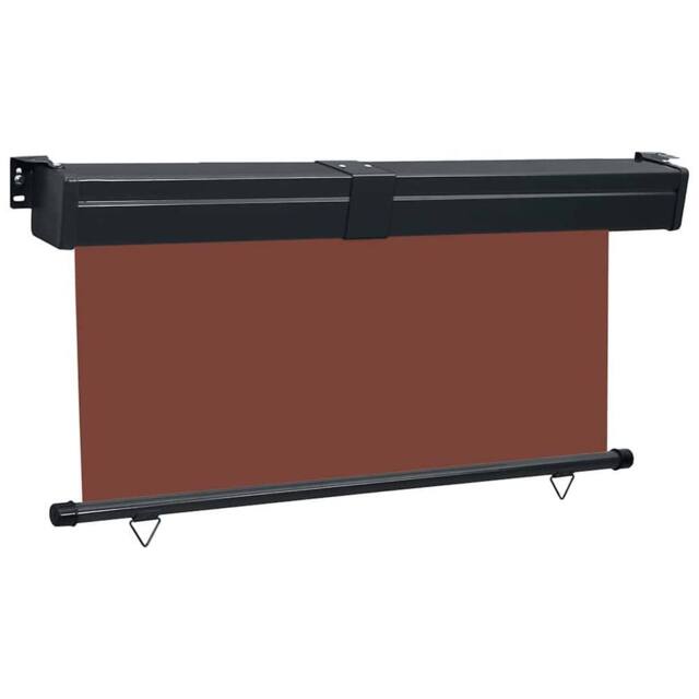 Berkfield Home Stylish Balcony Side Awning 170x250 cm Brown - image 1