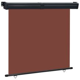 Berkfield Home Stylish Balcony Side Awning 170x250 cm Brown - thumbnail 2