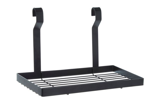 Orsina Sorello Matt Black Single Shelf Storage Rack - image 1