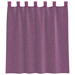 Berkfield Home Voile Curtains with Rod Pockets 2 pcs Purple - thumbnail 4