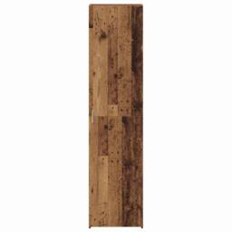 Berkfield Home Highboard Old Wood 45x42.5x185 cm Engineered Wood in Brown - thumbnail 7