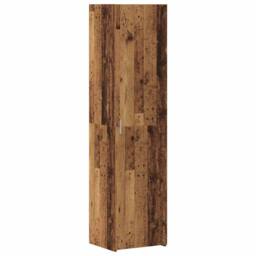 Berkfield Home Highboard Old Wood 45x42.5x185 cm Engineered Wood in Brown - thumbnail 5