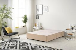 Somnior Ziggy Platform Bed Base in Beige - Size: Super King - thumbnail 1