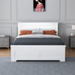 Flintshire Furniture Ltd Conway Four Drawer Storage Bed in White - Size: Double - thumbnail 2