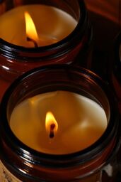 SHEONLY 3Pcs Soy Wax Scented Candle Set in Brown - thumbnail 5