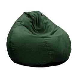 rucomfy Beanbags rucomfy Indoor Adults Classic Slouchbag Bean Bag Chair - Velvet Seat in Emerald - thumbnail 3