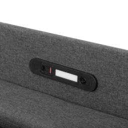 BTM Grey 5ft King Bed with Hydraulic Storage & Charging Headboard - thumbnail 5