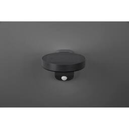 Netlighting Posadas Modern Outdoor Modern Wall Lamp Anthracite 3000K IP44 PIR in Black - thumbnail 5