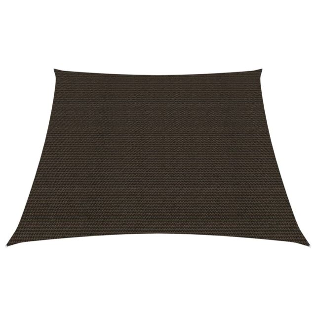Berkfield Home Sunshade Sail 160 g/m ² Brown 3/4x2 m HDPE - image 1
