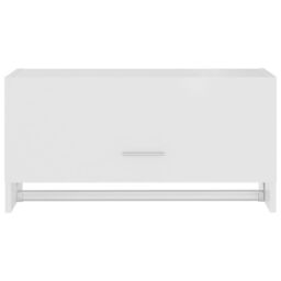 Berkfield Home Wardrobe White 70x32.5x35 cm Engineered Wood - thumbnail 5