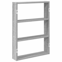 Berkfield Home Wall Shelf Grey Sonoma 43x9x60 cm Engineered Wood - Size: 43 x 9 x 60 cm - thumbnail 6