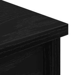 Berkfield Home Highboard Black Oak 37.5x35x180 cm Engineered Wood - thumbnail 9