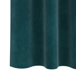 Berkfield Home Blackout Curtains with Top Tape 2 pcs Dark Green Velvet - thumbnail 5