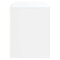 Berkfield Home Shoe Cabinet White 80x35x45 cm Engineered Wood - Size: 80 x 35 x 45 cm - thumbnail 6